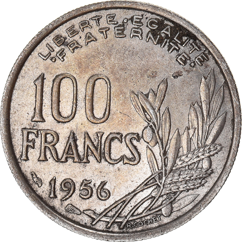 Monnaie, France, 100 Francs, 1956