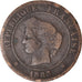 Moeda, França, 5 Centimes, 1883