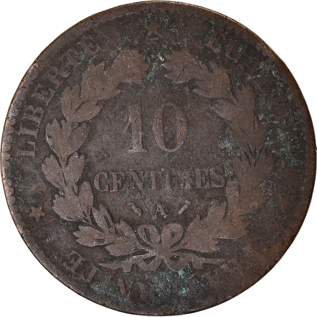 Münze, Frankreich, 10 Centimes, 1884