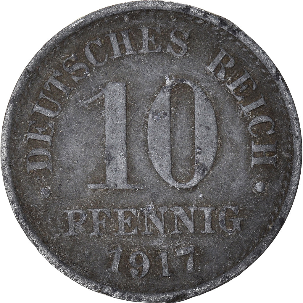 Münze, GERMANY - EMPIRE, 10 Pfennig, 1917