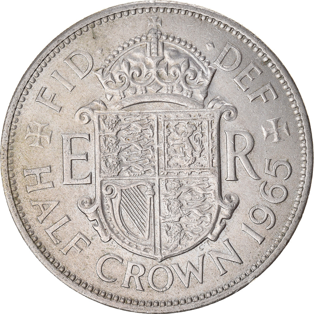 Coin, Great Britain, 1/2 Crown, 1965