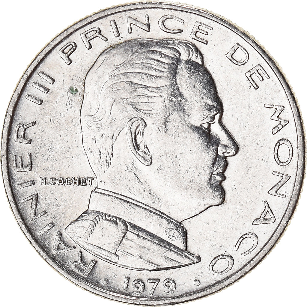 Moneta, Monaco, 1/2 Franc, 1979