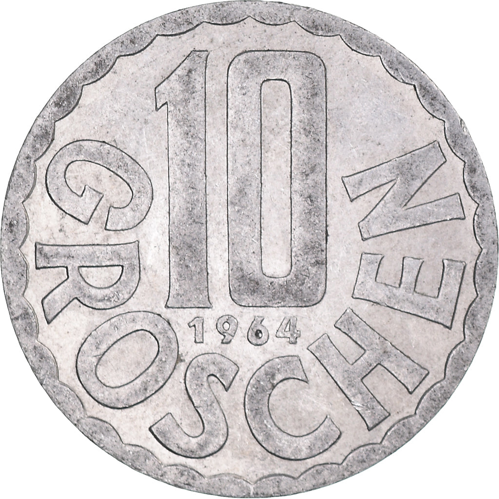 Coin, Austria, 10 Groschen, 1964