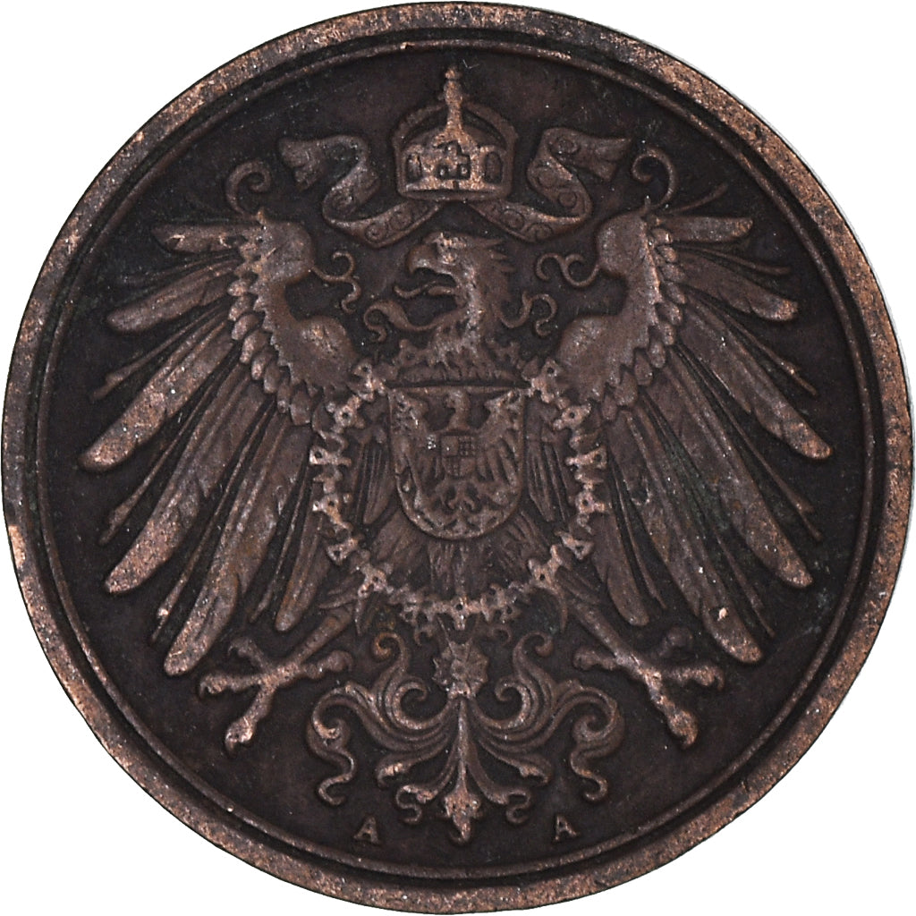Münze, Deutschland, Pfennig, 1909