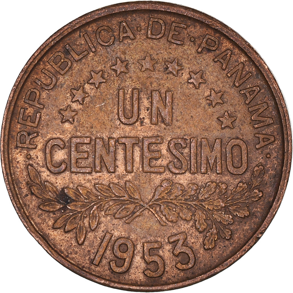 Monnaie, Panama, Centesimo, 1953