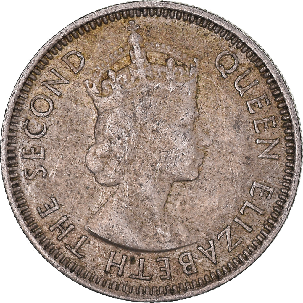Coin, MALAYA & BRITISH BORNEO, 10 Cents, 1953