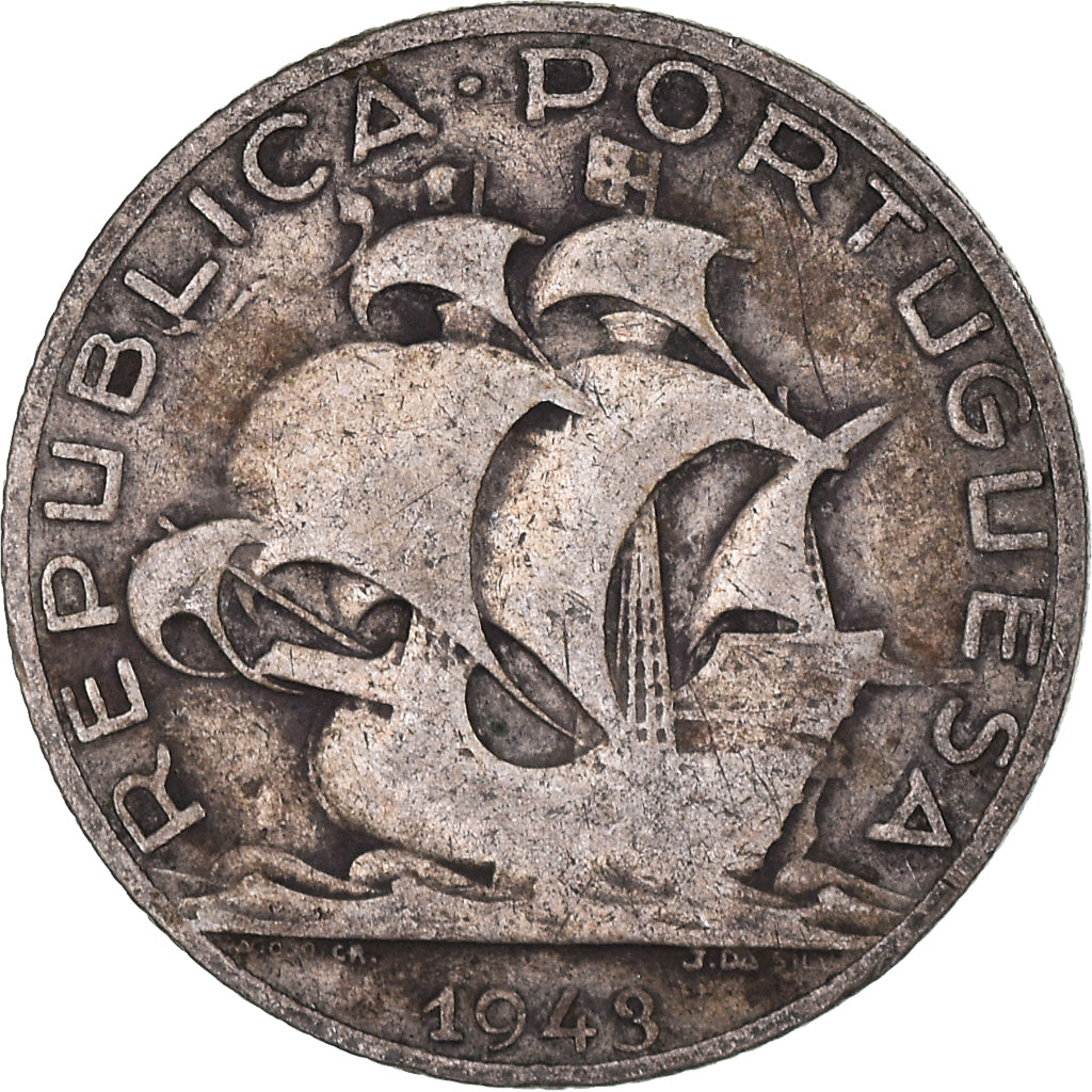 Moneta, Portogallo, 2-1/2 Escudos, 1943