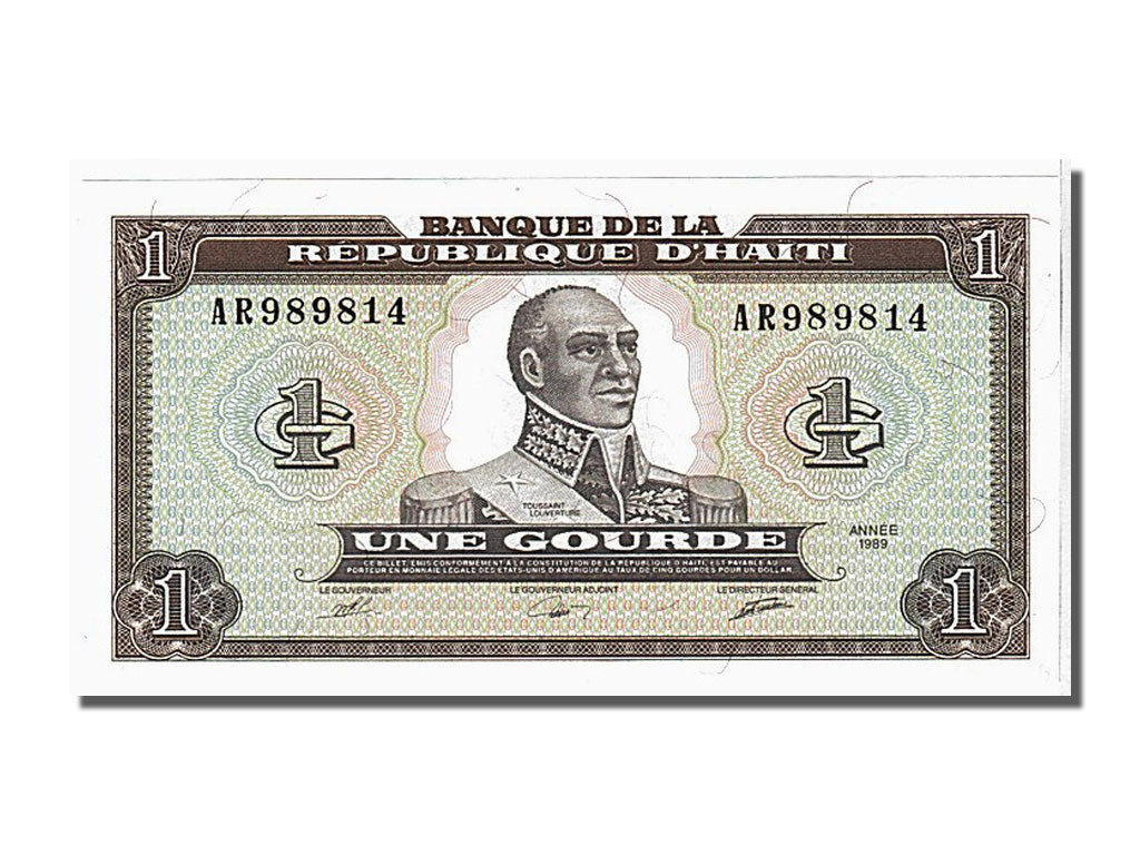 Banknote, Haiti, 1 Gourde, 1989, UNC(65-70)