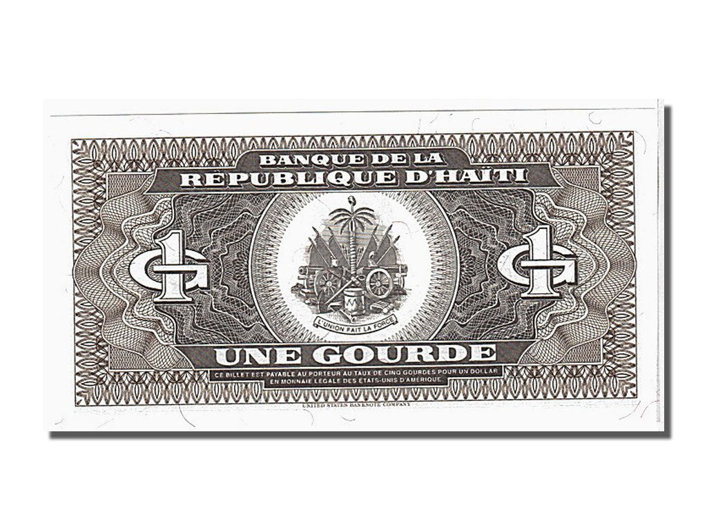 Banknote, Haiti, 1 Gourde, 1989, UNC(65-70)