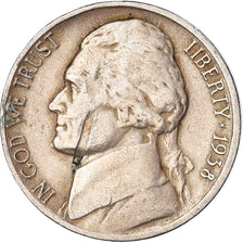 Coin, United States, 5 Cents, 1938