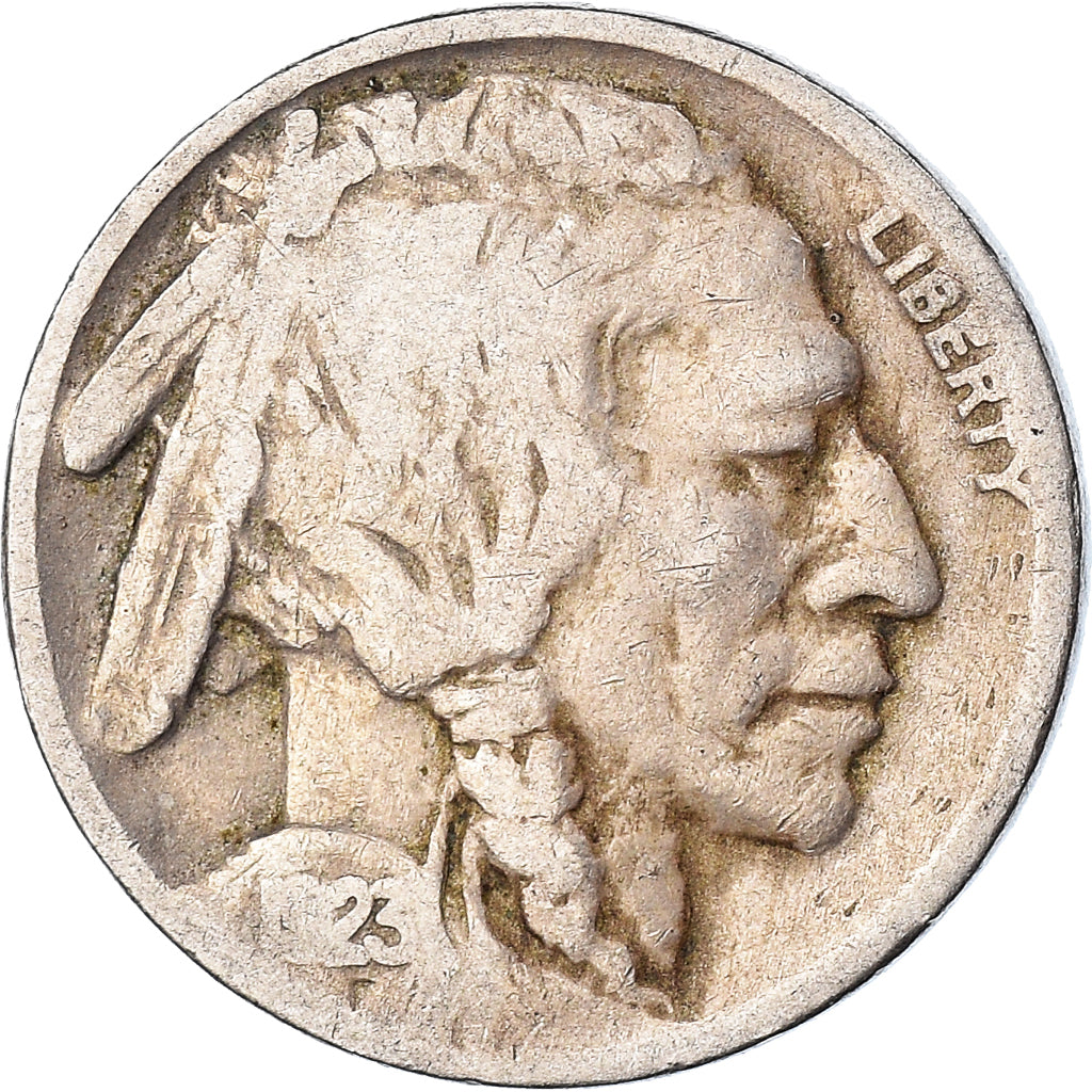 Coin, United States, 5 Cents, 1923