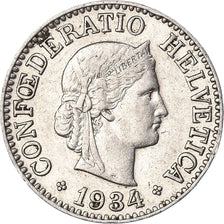 Coin, Switzerland, 10 Rappen, 1934