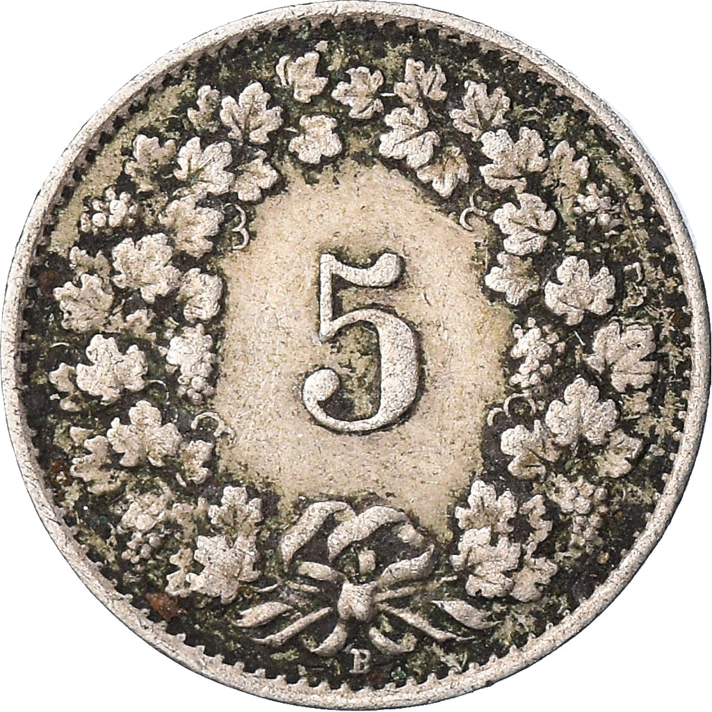 Moneta, Szwajcaria, 5 Rappen, 1922