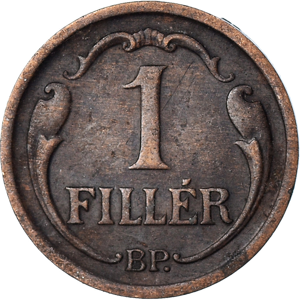 Coin, Hungary, Filler, 1938