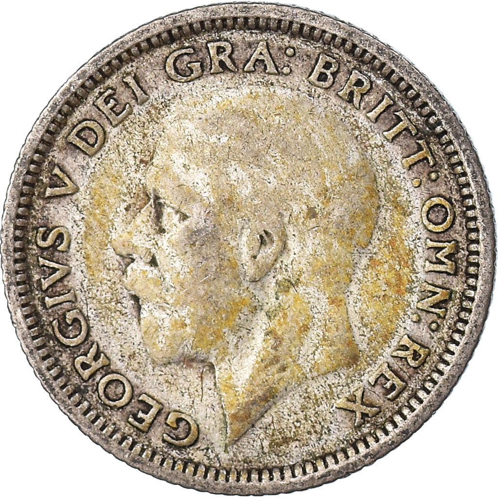 Coin, Great Britain, 6 Pence, 1927