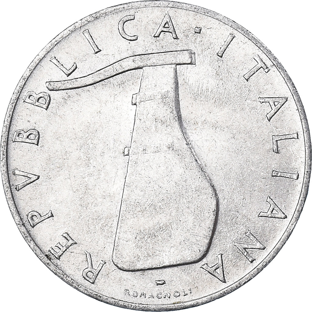 Moneda, Italia, 5 Lire, 1952