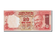 India, 20 Rupees, 2008, KM #96c, UNC(65-70), 46C 397014