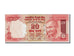 India, 20 Rupees, 2008, KM #96c, UNC(65-70), 46C 397014