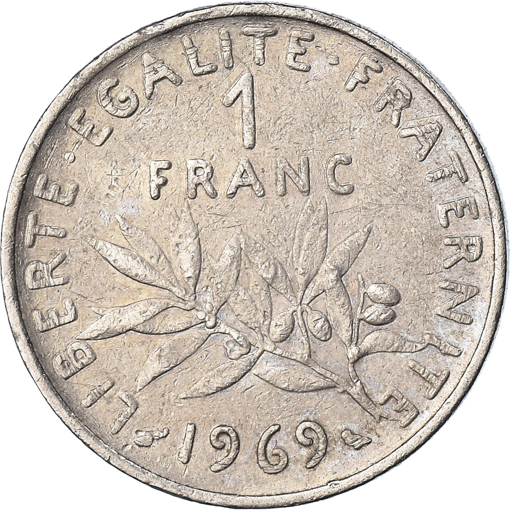 Coin, France, Franc, 1969