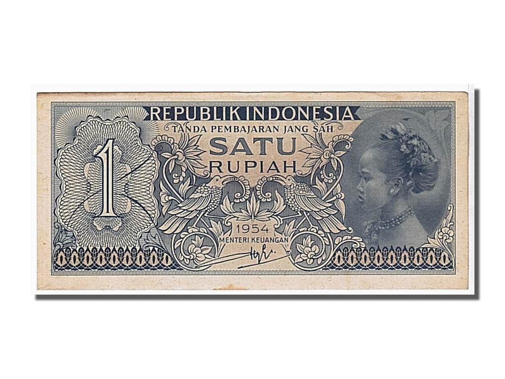Indonesia, 1 Rupiah, 1954, KM #72, AU(50-53), AHZ001758