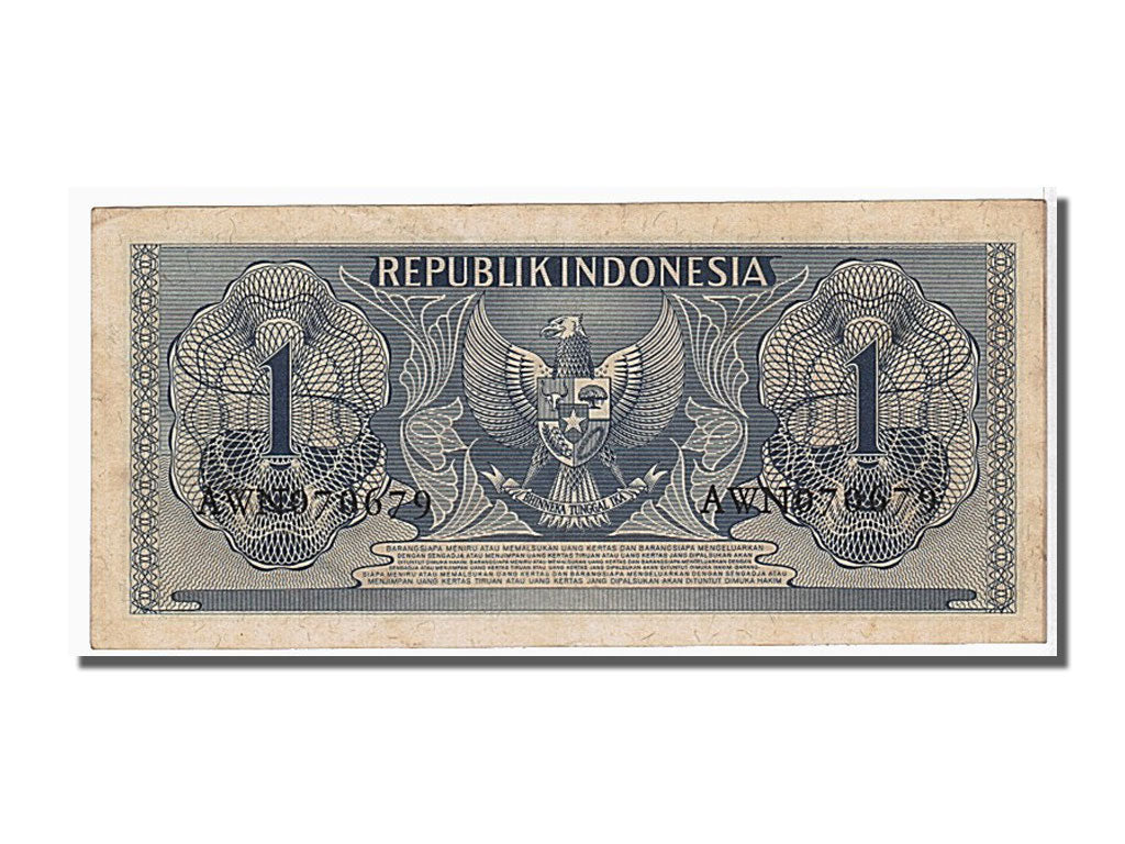 Indonesia, 1 Rupiah, 1954, KM #72, UNC(63), AWN070679