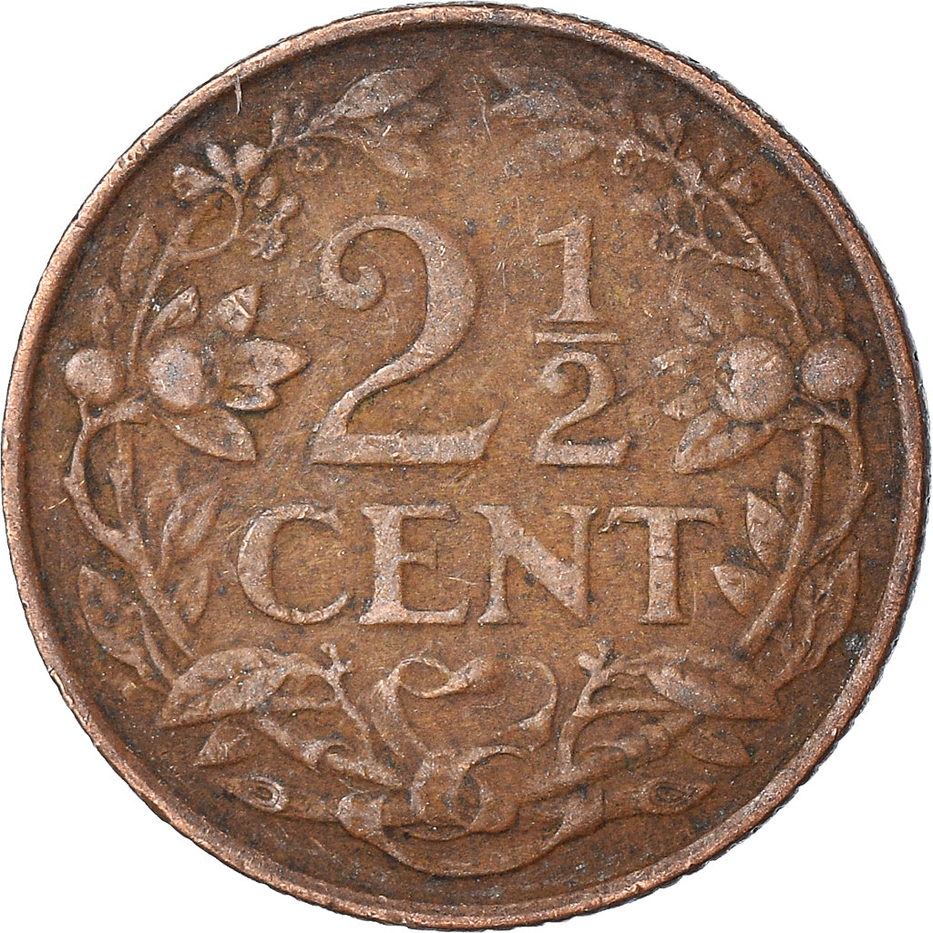 Coin, Curacao, 2-1/2 Cents, 1948