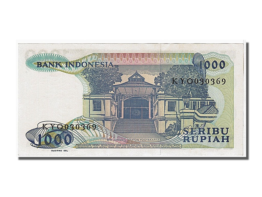 Geldschein, Indonesien, 1000 Rupiah, 1987, KM:124a, UNZ
