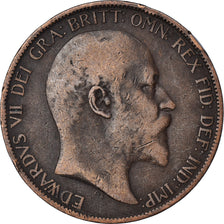 Moneda, Gran Bretaña, Penny, 1902