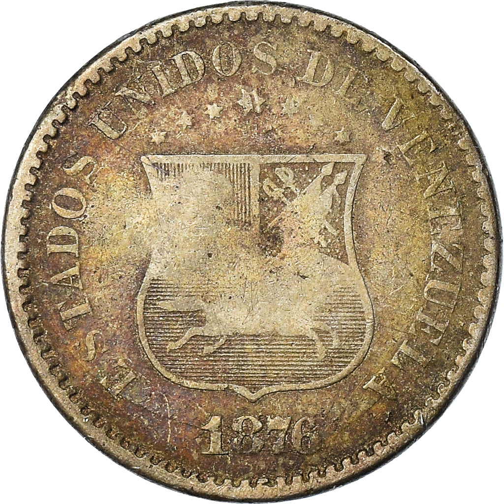 Coin, Venezuela, Centavo, 1876