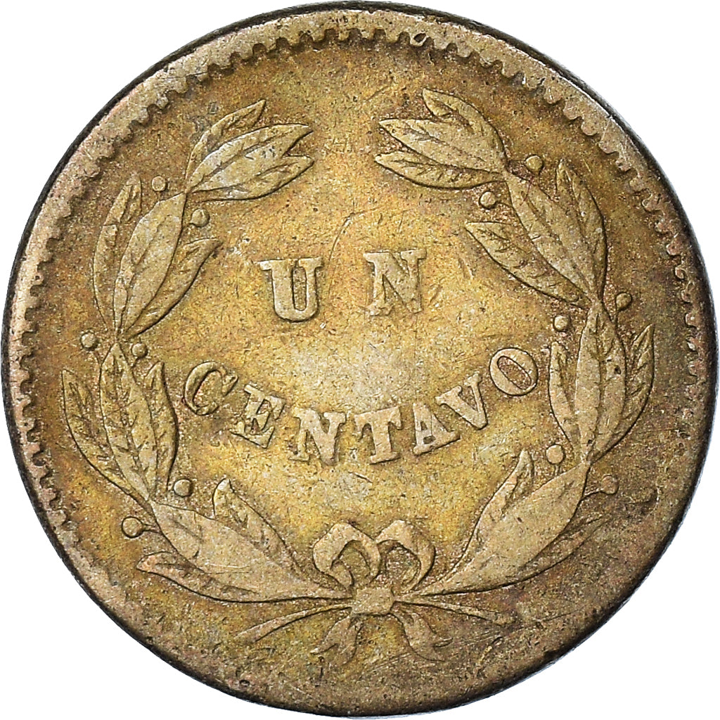 Coin, Venezuela, Centavo, 1876