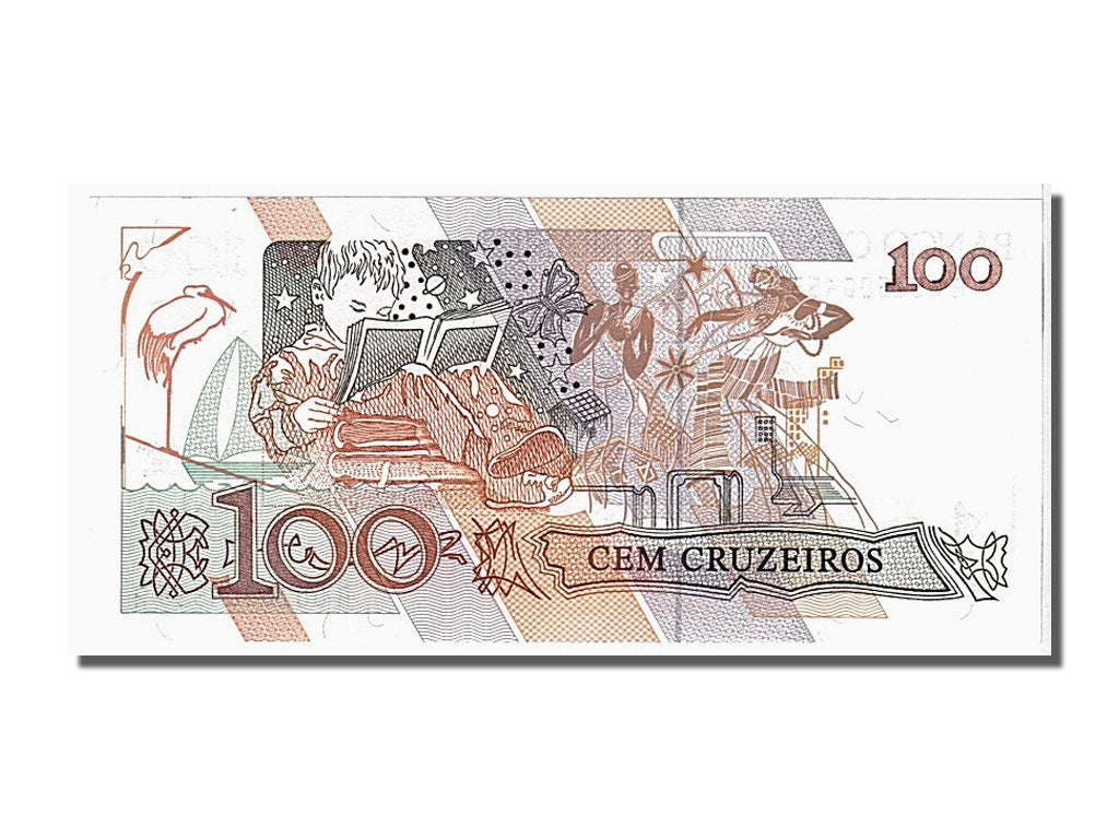 Brazil, 100 Cruzeiros, 1990, KM #228, UNC(65-70), A0026004555A