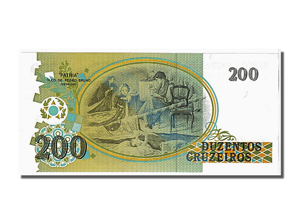 Brazil, 200 Cruzeiros, 1990, KM #229, UNC(65-70), A1389090960A