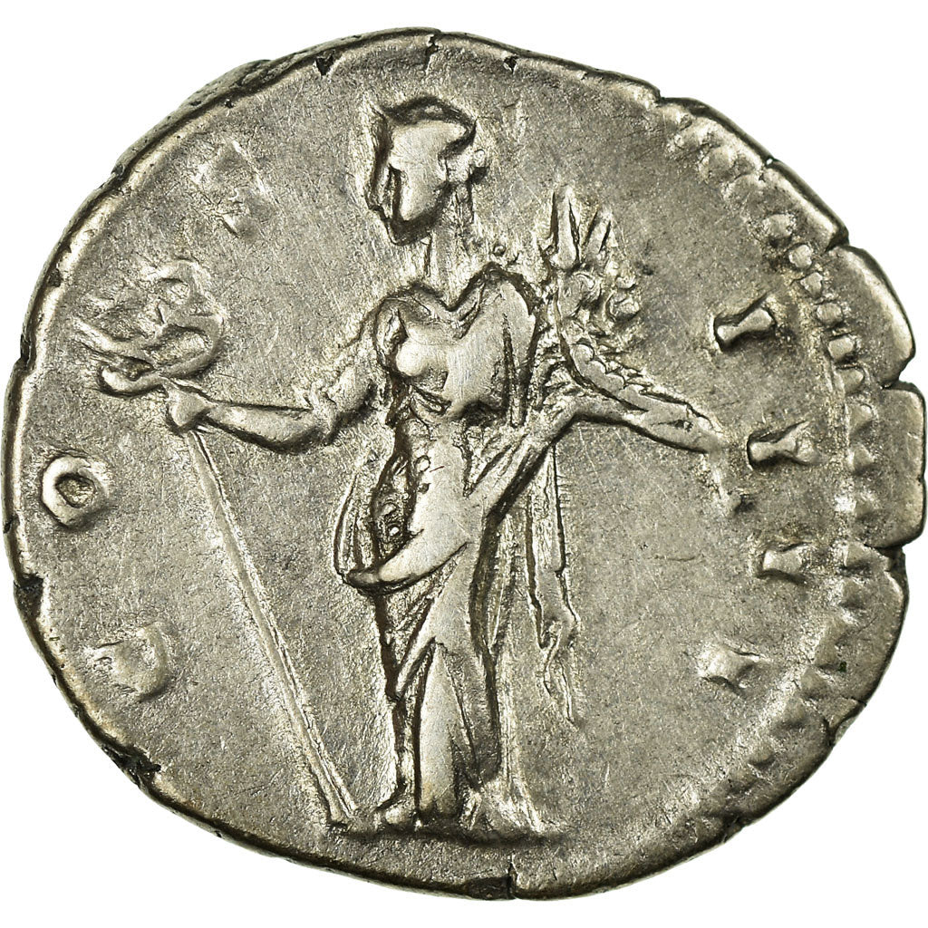 Coin, Antoninus Pius, Denarius, EF(40-45), Silver, Cohen:252