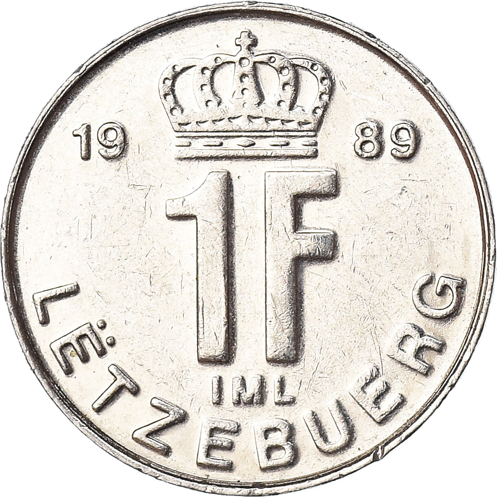 Moneda, Luxemburgo, Franc, 1989
