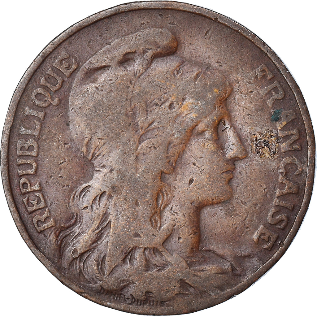Münze, Frankreich, 10 Centimes, 1908