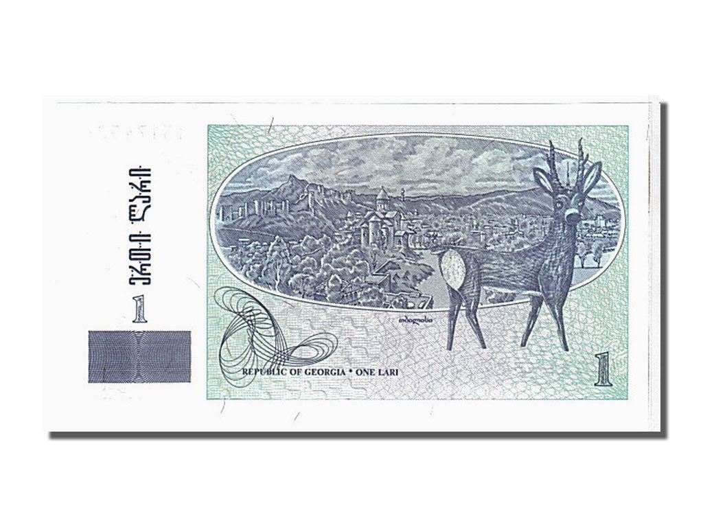 Banknote, Georgia, 1 Lari, 1995, KM:53, UNC(65-70)