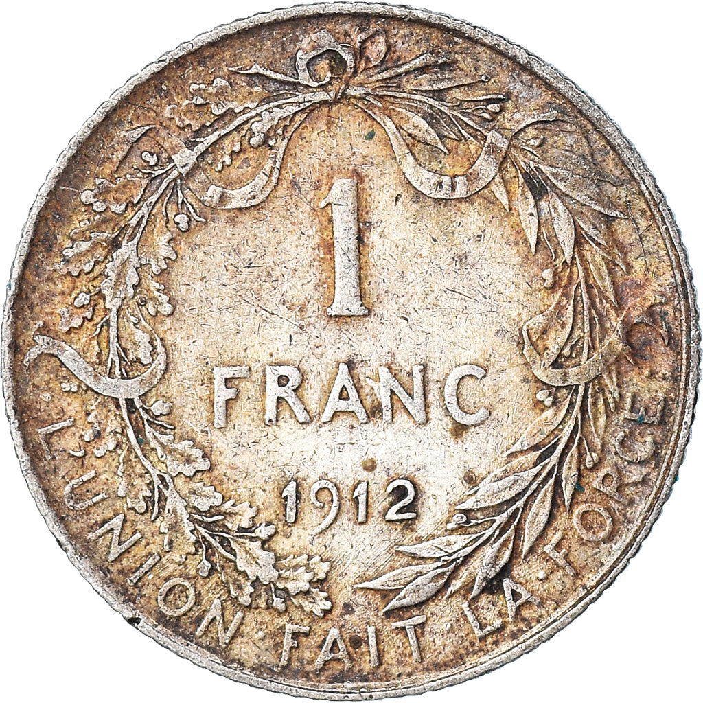 Coin, Belgium, Franc, 1912