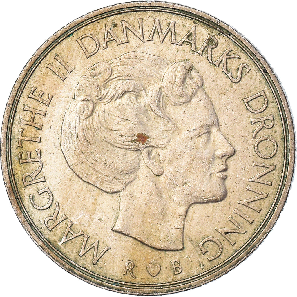 Munten, Denemarken, Krone, 1987