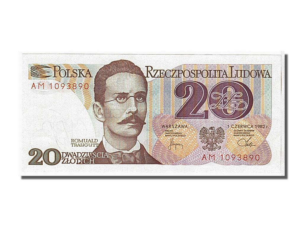 Polonia, 20 Zlotych, 1982, 1982-06-01, FDS