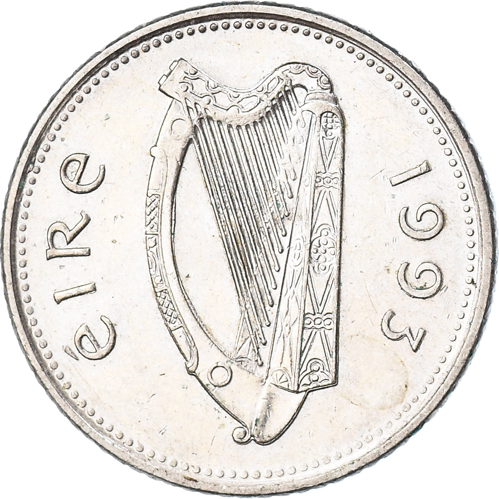 Moneda, Irlanda, 10 Pence, 1993