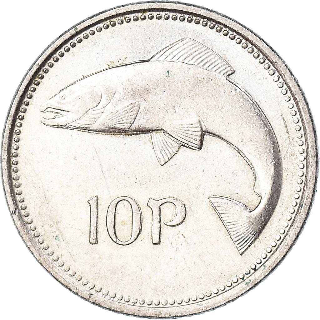 Moneda, Irlanda, 10 Pence, 1993
