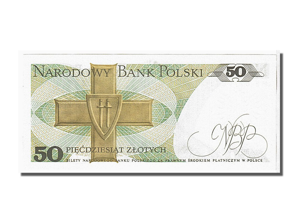 Banknote, Poland, 50 Zlotych, 1988, 1988-12-01, KM:142c, UNC(65-70)