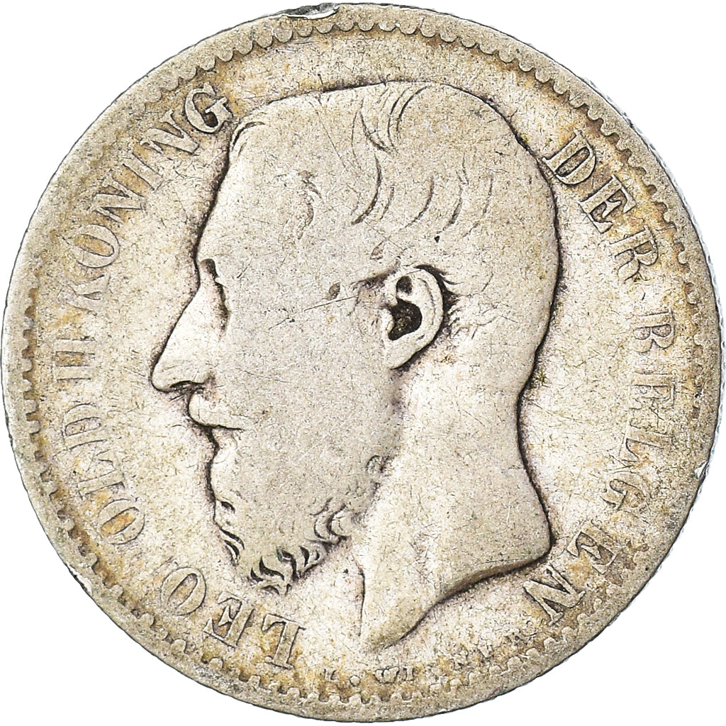 Coin, Belgium, Franc, 1887