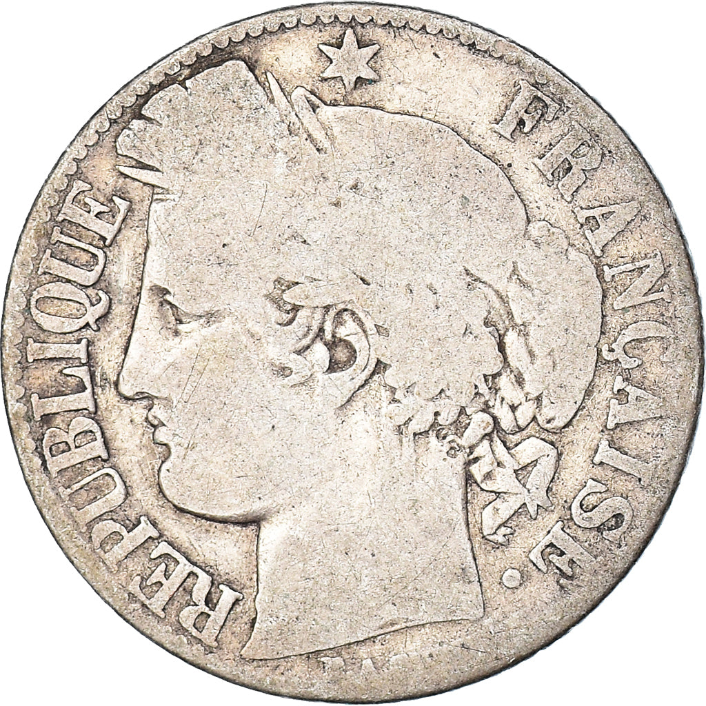 Coin, France, Franc, 1872