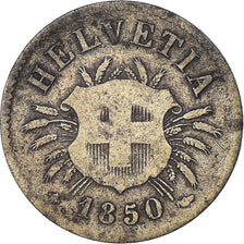 Coin, Switzerland, 5 Rappen, 1850