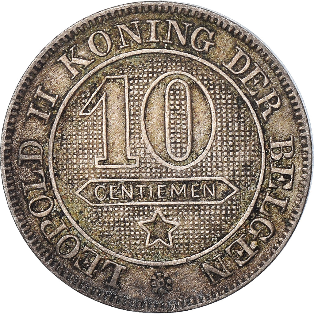 Coin, Belgium, 10 Centimes, 1894