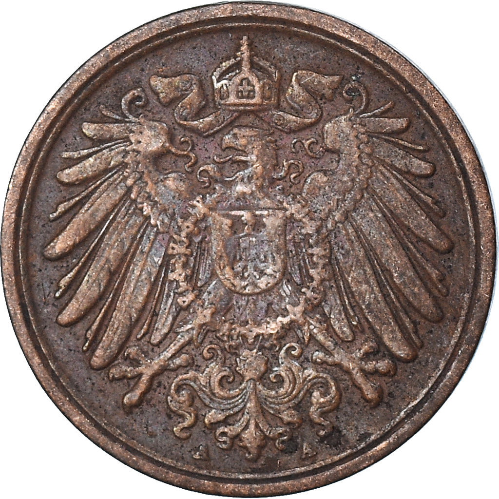 Moeda, ALEMANHA - IMPÉRIO, Pfennig, 1912