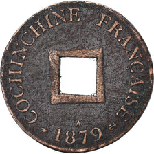 Monnaie, Cochinchine française, 2 Sapeque, 1879