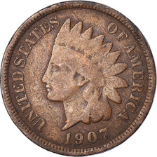Coin, United States, Cent, 1907