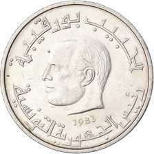 Moneta, Tunisia, 1/2 Dinar, 1983